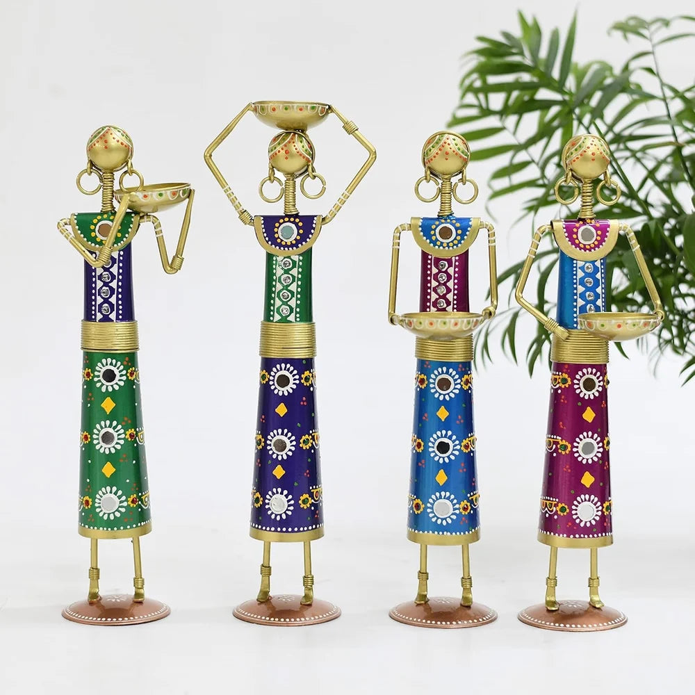 Tribal Women Four Standing