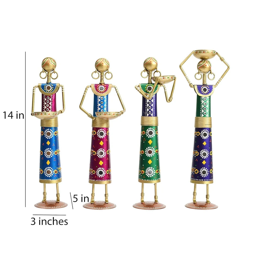 Tribal Women Four Standing