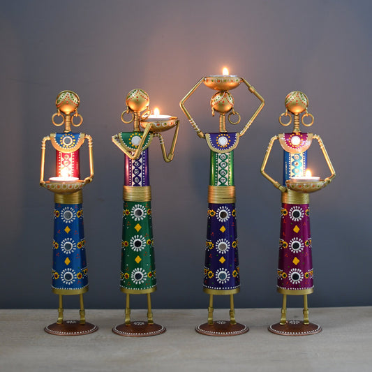 Tribal Women Four Standing